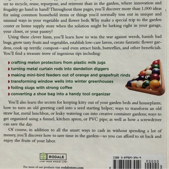 Yankee Magazine Ingenious Gardening Tips Hardcover Book - Picture 3 of 7